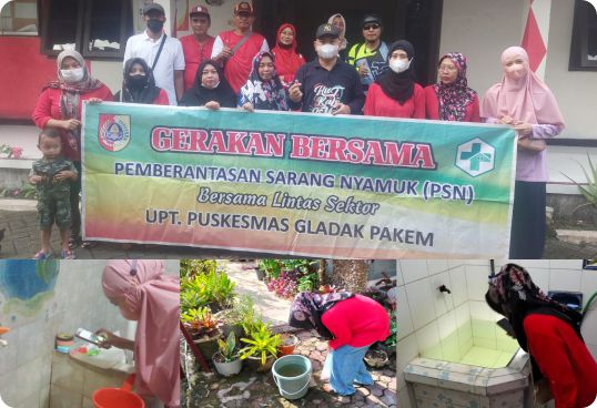 GIAT PEMBERANTASAN SARANG NYAMUK (PSN) DI WILAYAH KELURAHAN KEBONSARI, KECAMATAN SUMBERSARI