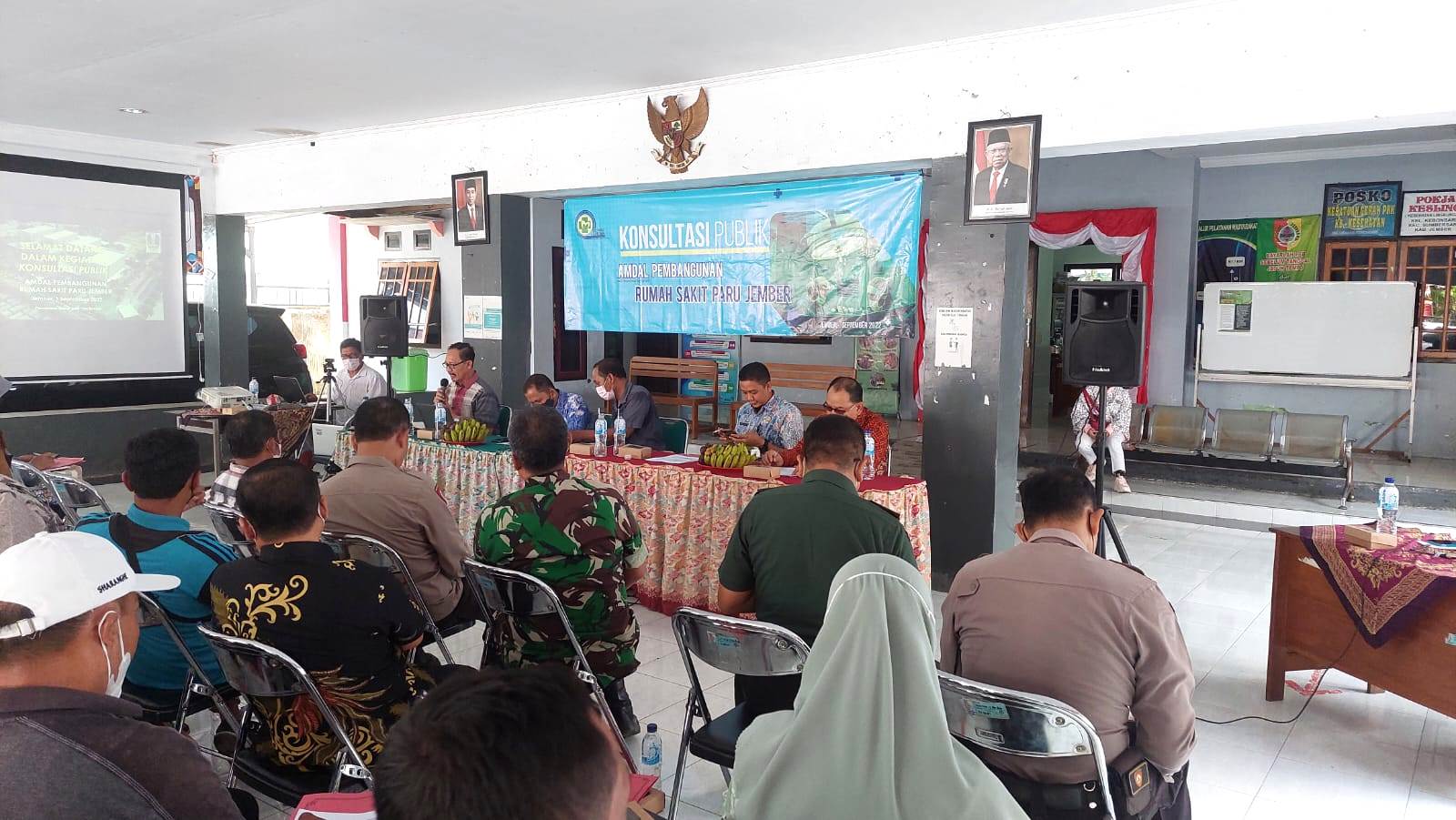 KONSULTASI PUBLIK AMDAL PEMBANGUNAN RUMAH SAKIT PARU JEMBER DI KELURAHAN KEBONSARI