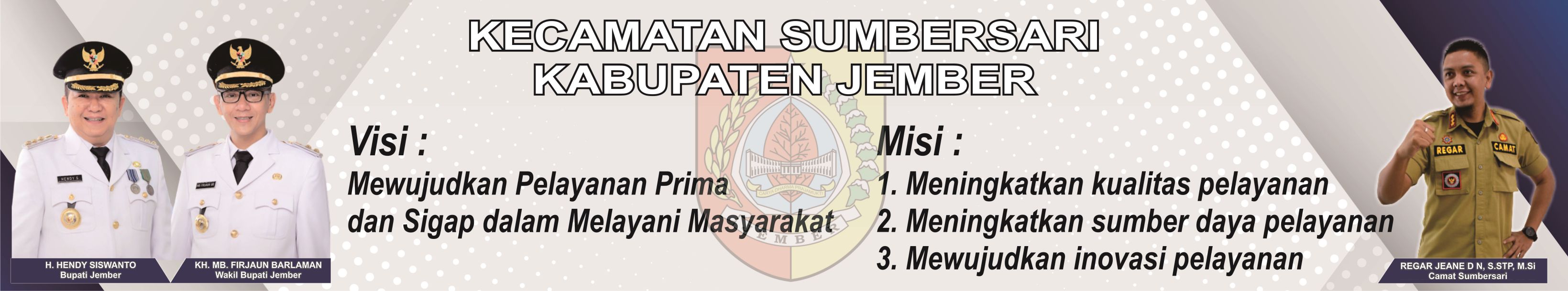 Visi dan Misi Kecamatan Sumbersari