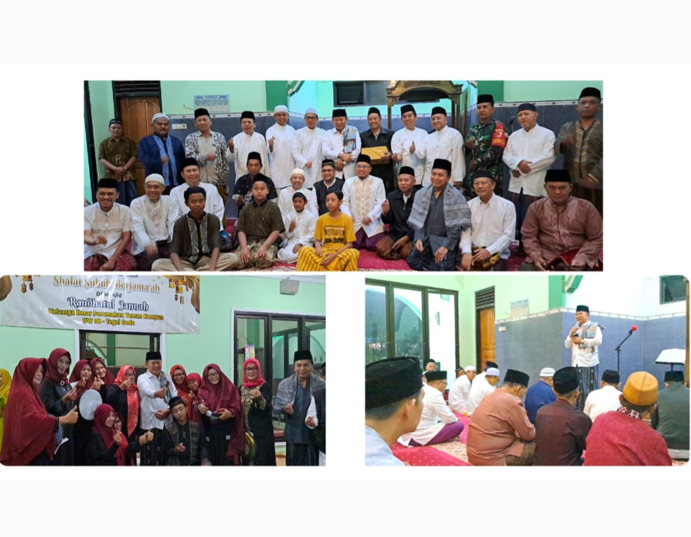 Subuh Bersama Bupati Jember di Masjid Raudatul Jannah Perum Taman Kampus RW.8